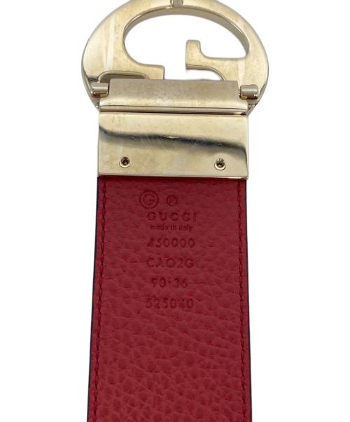 GUCCI（グッチ）GUCCI (グッチ) リバーシブルベルト ブラック サイズ:90・36の古着・服飾アイテム