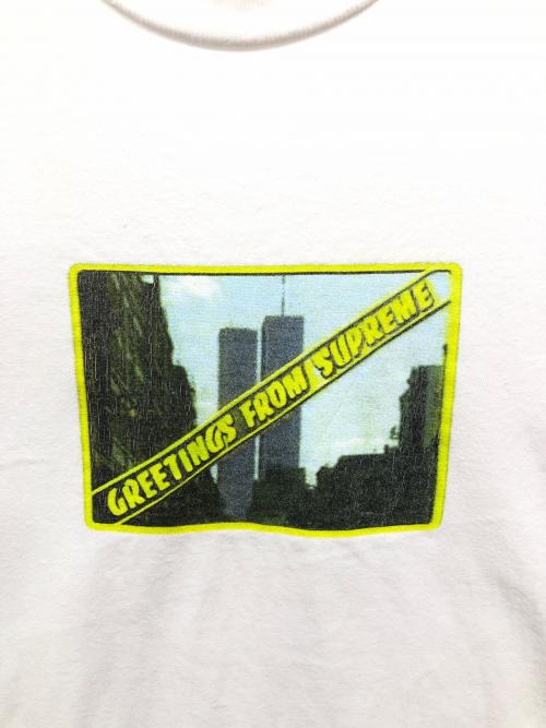SUPREME（シュプリーム）Supreme (シュプリーム) Ｇreeting from Supreme ホワイト サイズ:XLの古着・服飾アイテム