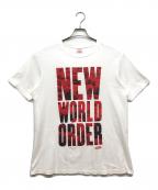 SUPREMEシュプリーム）の古着「WORLD ORDER TEE」｜レッド×ホワイト