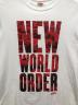 Supreme (シュプリーム) WORLD ORDER TEE レッド×ホワイト サイズ:L：5000円
