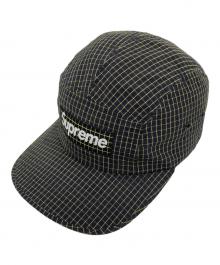 SUPREME（シュプリーム）の古着「2-Tone Ripstop Camp Capトーンリップストップキャンプキャップ」｜ブラック×イエロー