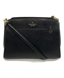 Kate Spade（ケイトスペード）の古着「マディソン ミディアム トップ ハンドル サッチェル」｜ブラック