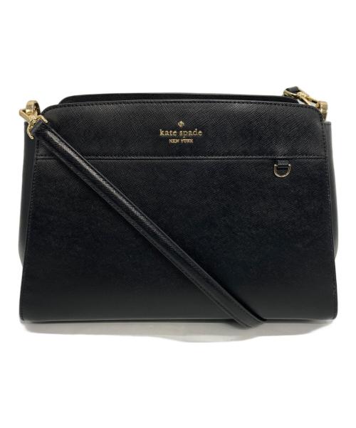 Kate Spade（ケイトスペード）Kate Spade (ケイトスペード) マディソン ミディアム トップ ハンドル サッチェル ブラックの古着・服飾アイテム