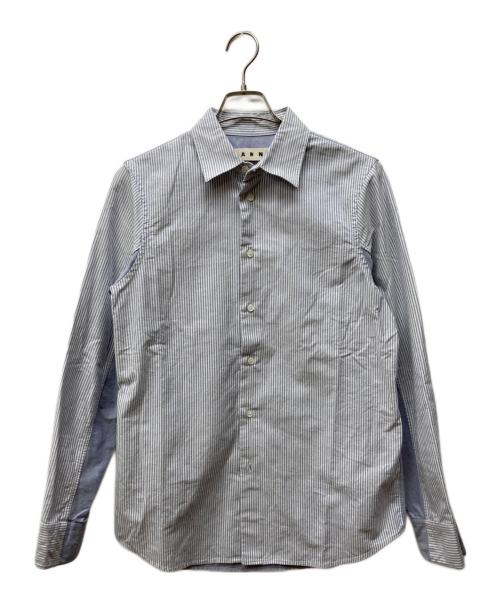 MARNI（マルニ）MARNI (マルニ) ストライプシャツ ブルー サイズ:46の古着・服飾アイテム