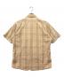 BURBERRY BLACK LABEL (バーバリーブラックレーベル) チェック柄ボタンダウンシャツ ベージュ サイズ:3：5000円