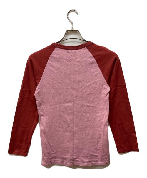 Hysteric Glamour（ヒステリックグラマー）Hysteric Glamour (ヒステリックグラマー) ハート手錠 ラグランカットソー レッド サイズ:freeの古着・服飾アイテム
