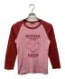 Hysteric Glamour（ヒステリックグラマー）の古着「ハート手錠 ラグランカットソー」｜レッド
