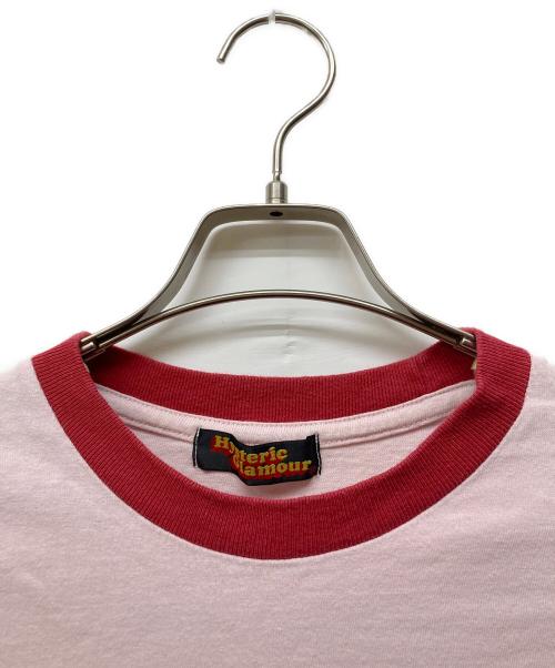 Hysteric Glamour（ヒステリックグラマー）Hysteric Glamour (ヒステリックグラマー) HYSTERIC BAR プリントTシャツ ピンク サイズ:FREEの古着・服飾アイテム
