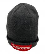 SUPREME×New Eraシュプリーム×ニューエラ）の古着「Box Logo Beanie」｜グレー
