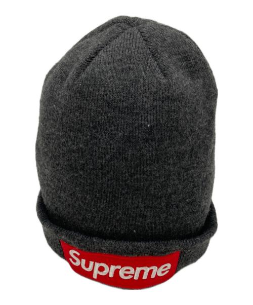 SUPREME（シュプリーム）Supreme (シュプリーム) New Era (ニューエラ) Box Logo Beanie グレーの古着・服飾アイテム
