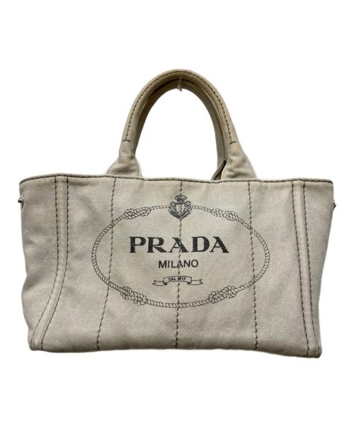 PRADA（プラダ）PRADA (プラダ) カナパ デニム 2WAYショルダーバッグ NUBEの古着・服飾アイテム