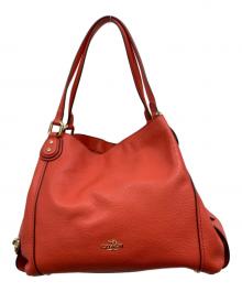 COACH（コーチ）の古着「イーディーショルダーバッグ」｜レッド