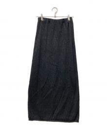 wa...Lance（ワランス）の古着「paper knit skirt」｜ブラック