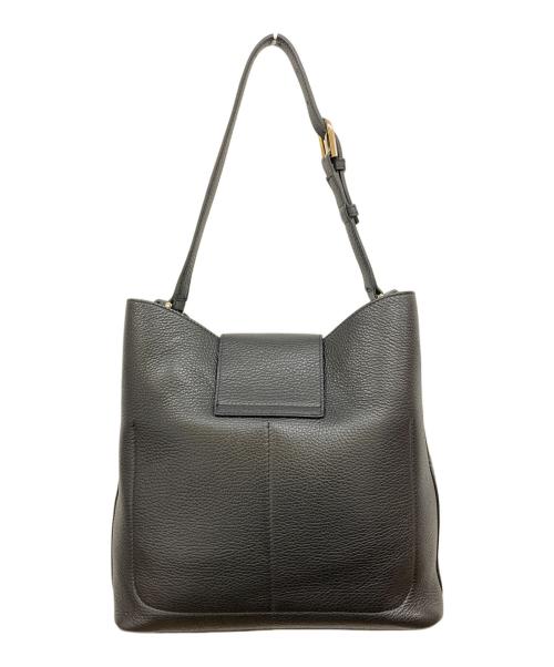 FURLA（フルラ）FURLA (フルラ) レザーメッシュハンドバッグ ブラックの古着・服飾アイテム