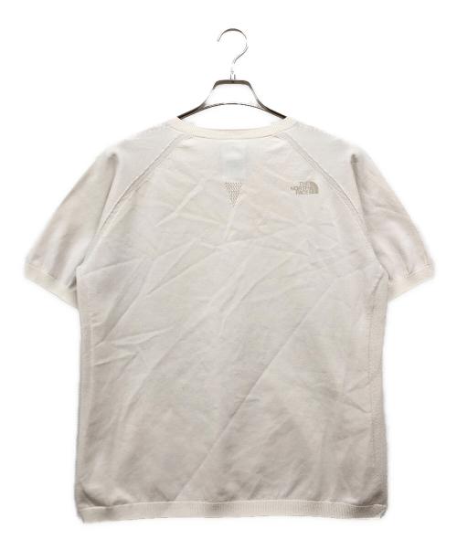 THE NORTH FACE（ザ ノース フェイス）THE NORTH FACE (ザ ノース フェイス) 半袖ニット ホワイト サイズ:Lの古着・服飾アイテム