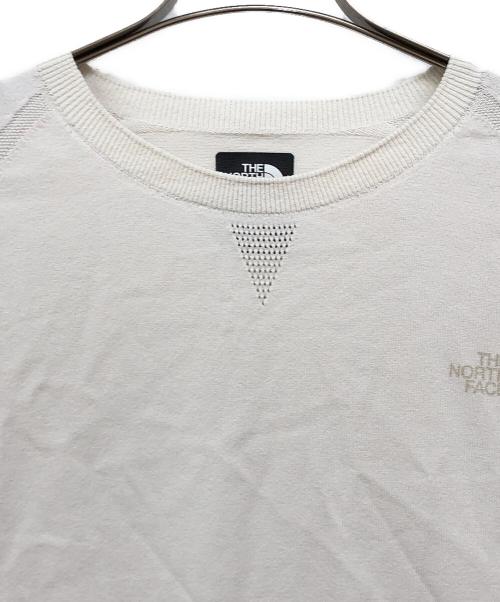 THE NORTH FACE（ザ ノース フェイス）THE NORTH FACE (ザ ノース フェイス) 半袖ニット ホワイト サイズ:Lの古着・服飾アイテム