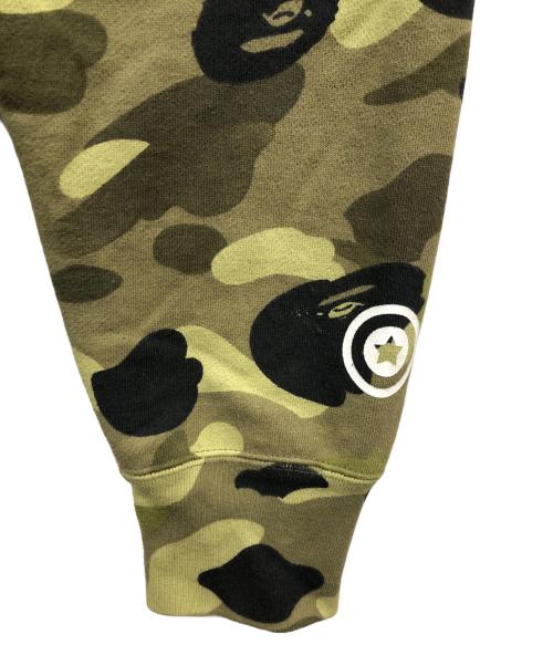 A BATHING APE（アベイシングエイプ）A BATHING APE (アベイシングエイプ) 1st CAMO SHARK FULL ZIP HOODIE カーキ サイズ:XLの古着・服飾アイテム