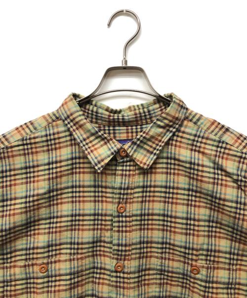 Patagonia（パタゴニア）Patagonia (パタゴニア) チェックシャツ ブラウン サイズ:XXLの古着・服飾アイテム
