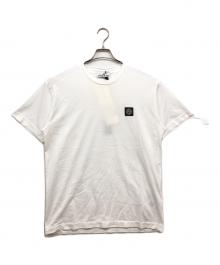 STONE ISLAND（ストーンアイランド）の古着「ワンポイントTシャツ」｜ホワイト