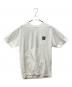 STONE ISLAND（ストーンアイランド）の古着「ワンポイントTシャツ」｜ホワイト
