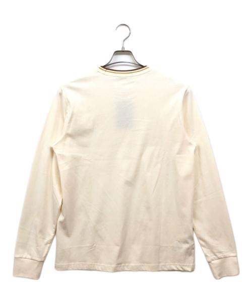 FRED PERRY（フレッドペリー）FRED PERRY (フレッドペリー) Twin Tipped Long Sleeve T-Shirt ベージュ サイズ:Mの古着・服飾アイテム