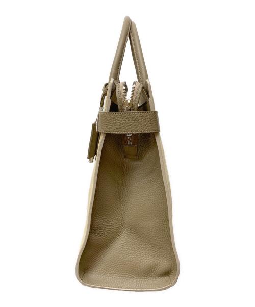 PELLE MORBIDA（ペッレモルビダ）PELLE MORBIDA (ペッレモルビダ) Biarritz スエードボストンバッグ ベージュの古着・服飾アイテム