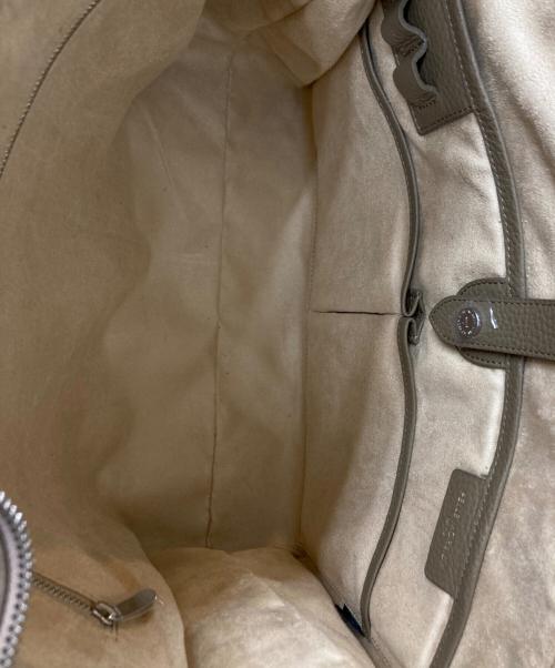 PELLE MORBIDA（ペッレモルビダ）PELLE MORBIDA (ペッレモルビダ) Biarritz スエードボストンバッグ ベージュの古着・服飾アイテム