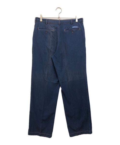KENZO（ケンゾー）KENZO (ケンゾー) 2タックパンツ ネイビー サイズ:91の古着・服飾アイテム