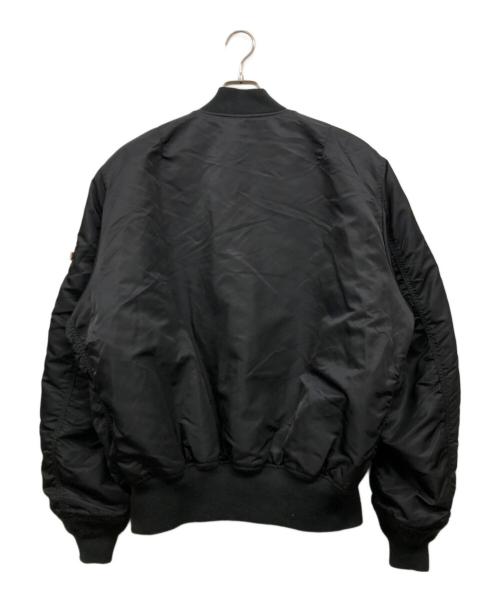 ALPHA INDUSTRIES（アルファインダストリーズ）ALPHA INDUSTRIES (アルファインダストリーズ) MA-1フライトジャケット ブラック サイズ:XLTの古着・服飾アイテム