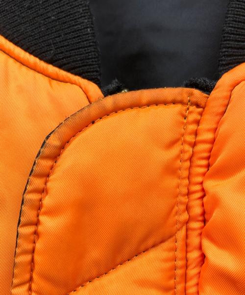 ALPHA INDUSTRIES（アルファインダストリーズ）ALPHA INDUSTRIES (アルファインダストリーズ) MA-1フライトジャケット ブラック サイズ:XLTの古着・服飾アイテム