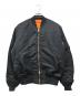ALPHA INDUSTRIES（アルファインダストリーズ）の古着「MA-1フライトジャケット」｜ブラック