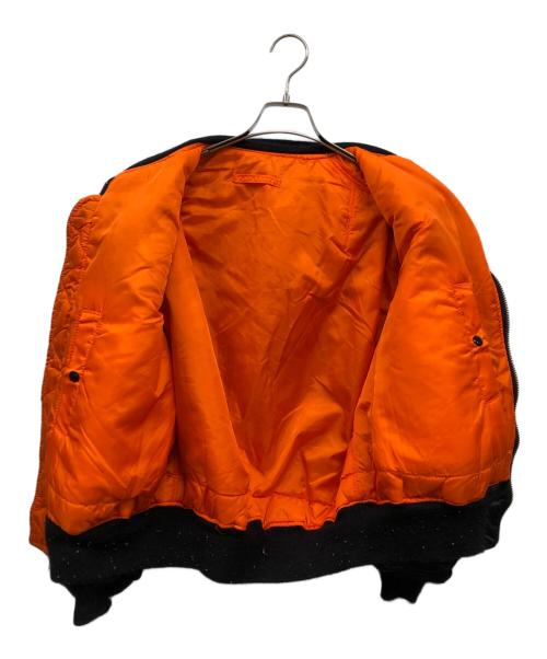 ALPHA INDUSTRIES（アルファインダストリーズ）ALPHA INDUSTRIES (アルファインダストリーズ) MA-1フライトジャケット ブラック サイズ:Lの古着・服飾アイテム