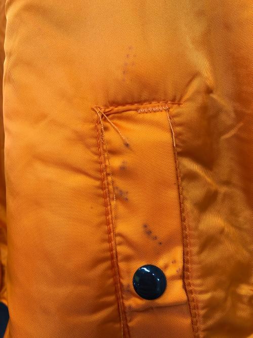 ALPHA INDUSTRIES（アルファインダストリーズ）ALPHA INDUSTRIES (アルファインダストリーズ) MA-1フライトジャケット ブラック サイズ:Lの古着・服飾アイテム