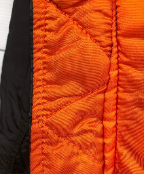 ALPHA INDUSTRIES（アルファインダストリーズ）ALPHA INDUSTRIES (アルファインダストリーズ) MA-1フライトジャケット ブラック サイズ:Lの古着・服飾アイテム