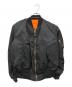ALPHA INDUSTRIES（アルファインダストリーズ）の古着「MA-1フライトジャケット」｜ブラック