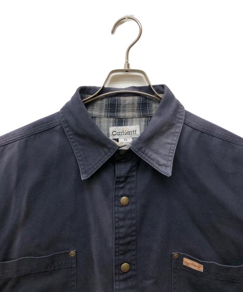 CarHartt（カーハート）CarHartt (カーハート) シャツジャケット ネイビー サイズ:XLの古着・服飾アイテム