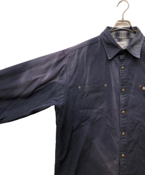 CarHartt（カーハート）CarHartt (カーハート) シャツジャケット ネイビー サイズ:XLの古着・服飾アイテム