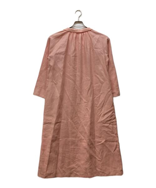 wafu（ワフー）wafu (ワフー) リネンスキッパーワンピース ピンク サイズ:記載なしの古着・服飾アイテム