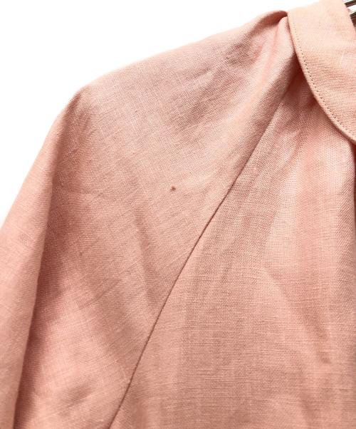 wafu（ワフー）wafu (ワフー) リネンスキッパーワンピース ピンク サイズ:記載なしの古着・服飾アイテム