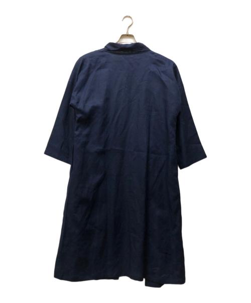 wafu（ワフー）wafu (ワフー) リネンローブ ネイビー サイズ:記載なしの古着・服飾アイテム