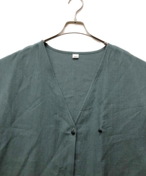 wafu（ワフー）wafu (ワフー) リネンワンピース グリーン サイズ:記載なしの古着・服飾アイテム