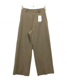 Spick and Span（スピック＆スパン）の古着「ドライストレッチイージーパンツ」｜ベージュ