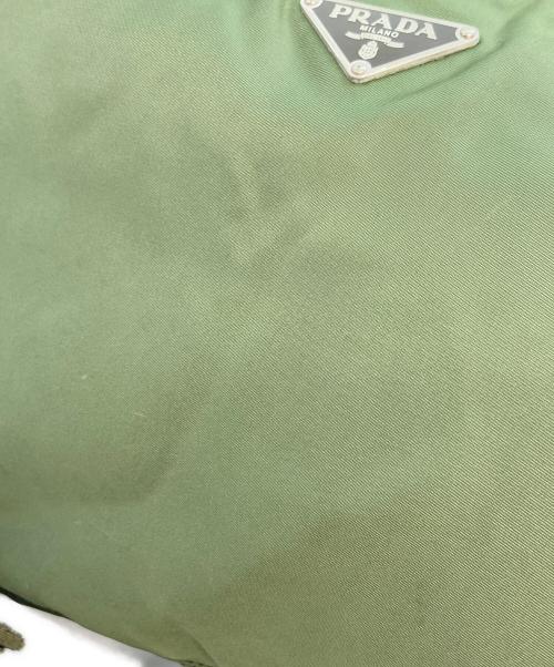 PRADA（プラダ）PRADA (プラダ) ナイロンショルダーバッグ グリーンの古着・服飾アイテム
