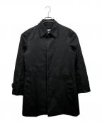 BURBERRY BLACK LABELバーバリーブラックレーベル）の古着「ノヴァチェックライナーステンカラーコート」｜ブラック