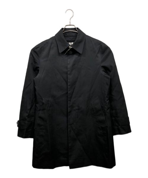 BURBERRY BLACK LABEL（バーバリーブラックレーベル）BURBERRY BLACK LABEL (バーバリーブラックレーベル) ノヴァチェックライナーステンカラーコート ブラック サイズ:Mの古着・服飾アイテム