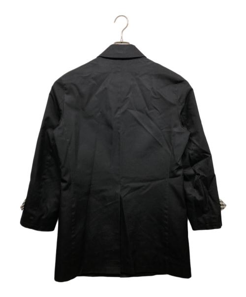 BURBERRY BLACK LABEL（バーバリーブラックレーベル）BURBERRY BLACK LABEL (バーバリーブラックレーベル) ノヴァチェックライナーステンカラーコート ブラック サイズ:Mの古着・服飾アイテム
