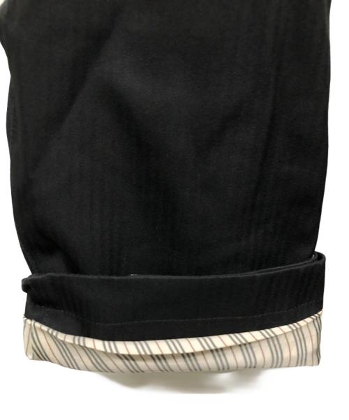 BURBERRY BLACK LABEL（バーバリーブラックレーベル）BURBERRY BLACK LABEL (バーバリーブラックレーベル) ノヴァチェックライナーステンカラーコート ブラック サイズ:Mの古着・服飾アイテム
