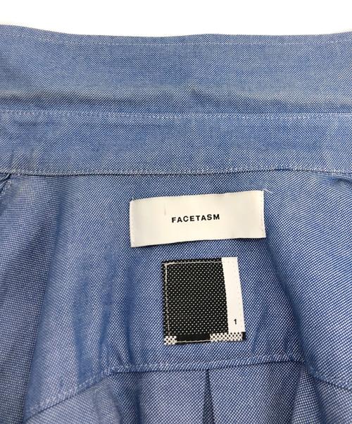 FACETASM（ファセッタズム）FACETASM (ファセッタズム) RIPPED SHIRT ブルー サイズ:1の古着・服飾アイテム