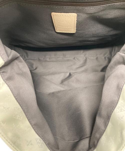 russet（ラシット）russet (ラシット) ナイロンジャガード2WAYバッグ アイボリー 未使用品の古着・服飾アイテム