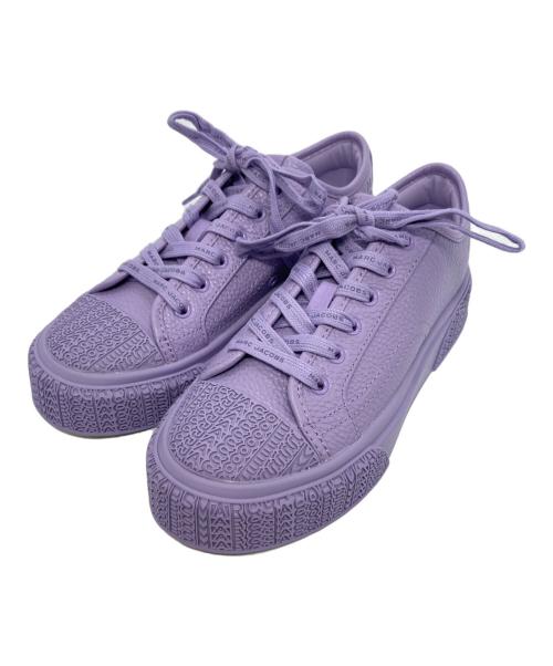 Marc by Marc Jacobs（マークバイマークジェイコブス）Marc by Marc Jacobs (マークバイマークジェイコブス) ザ レザー スニーカー パープル サイズ:37の古着・服飾アイテム